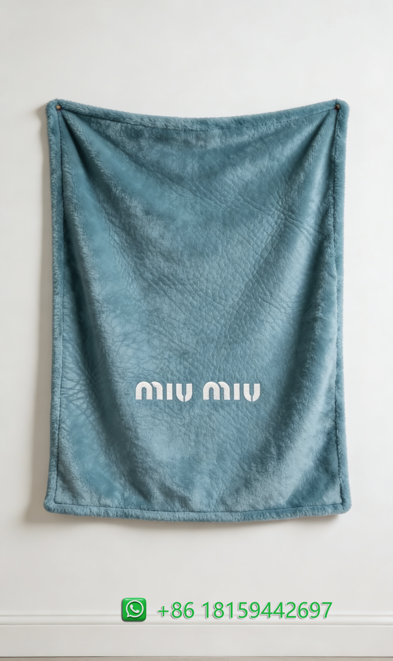 Miumiu Throw Blankets
